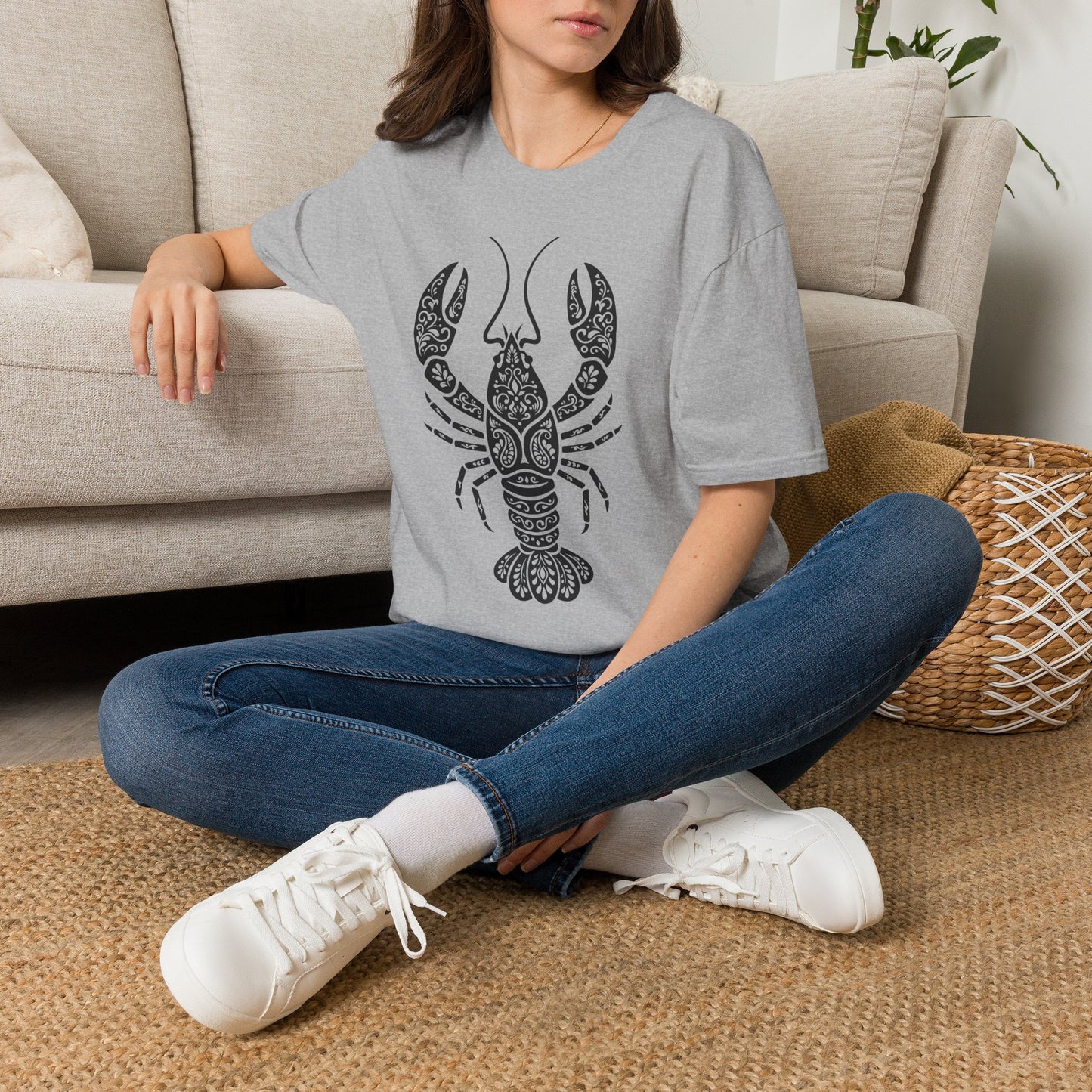 Crawfish T-Shirt — Nautical Coastal Graphic Tee
