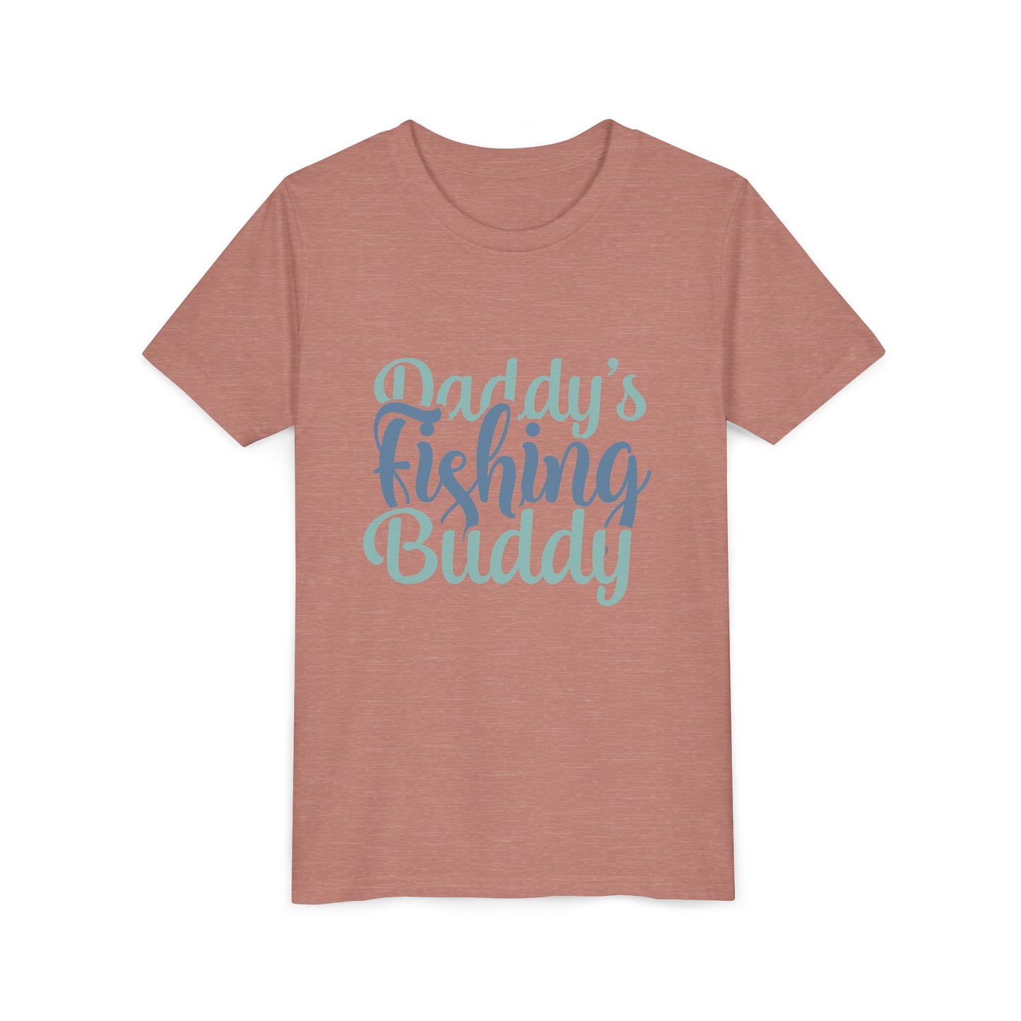 Kids Fishing Tee – "Daddy's Fishing Buddy" Youth Short Sleeve Shirt