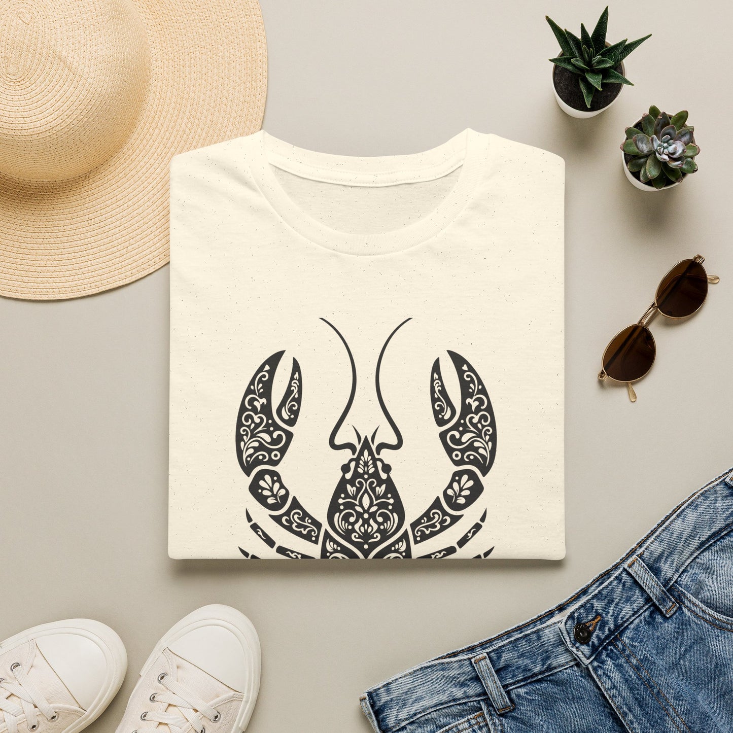 Crawfish T-Shirt — Nautical Coastal Graphic Tee