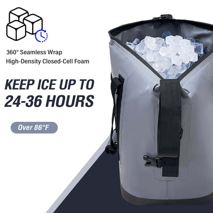 24QT Seamless Insulated Fish Cooler Bag