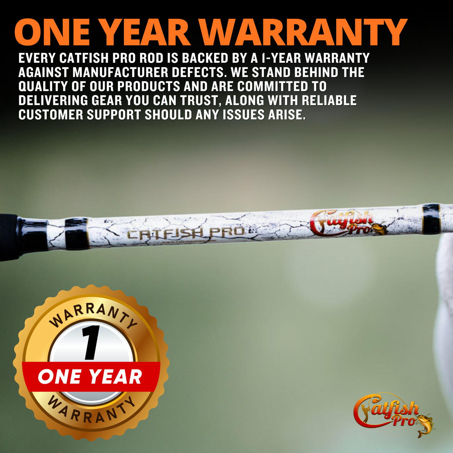 1 of 220 The Testament of Time Spinning Rod - Limited Edition Rod Catfish Pro