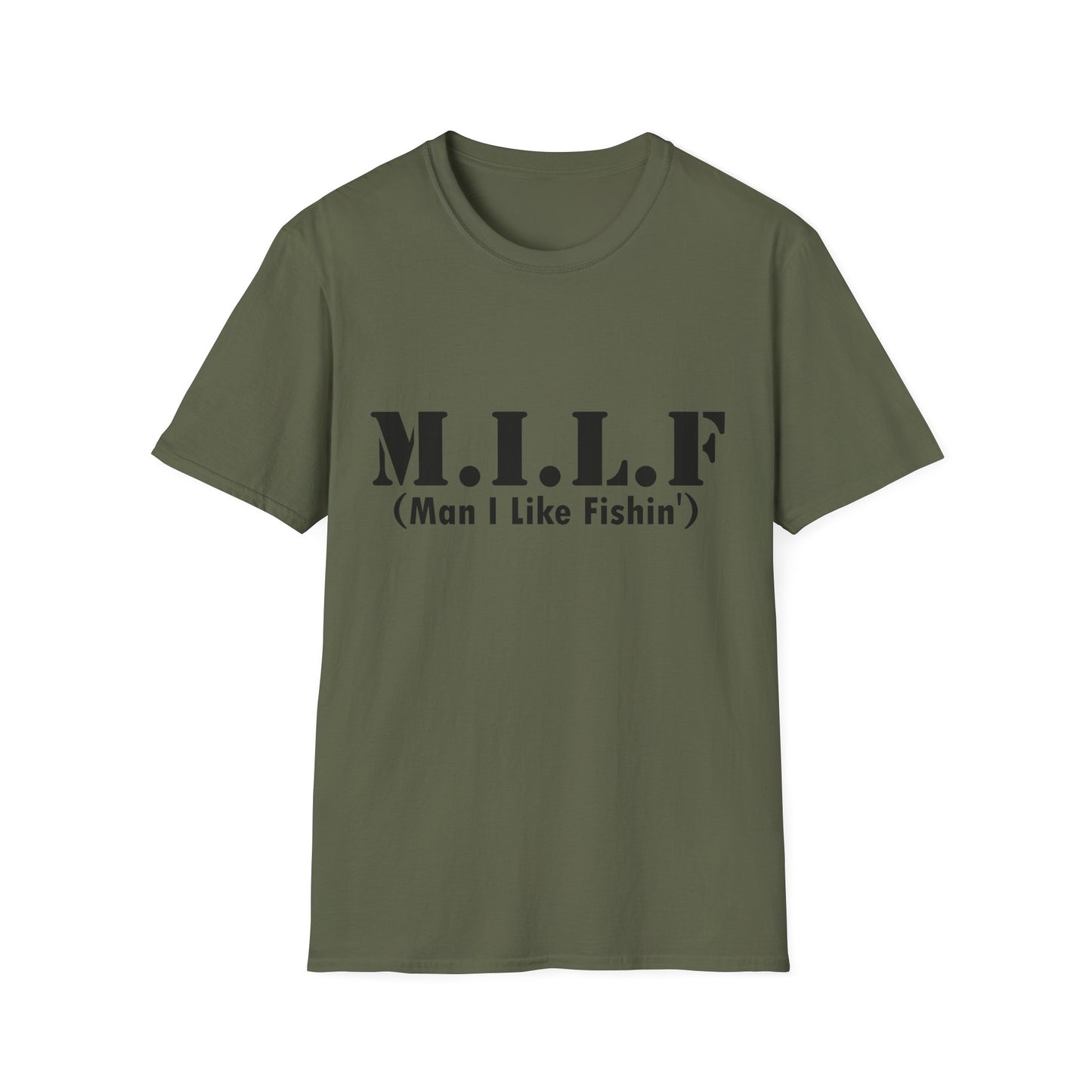 M.I.L.F. T-Shirt (Man I Like Fishin') – Funny Fishing Tee