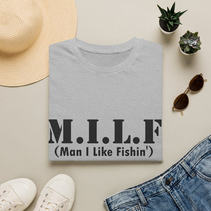 M.I.L.F. T-Shirt (Man I Like Fishin') – Funny Fishing Tee