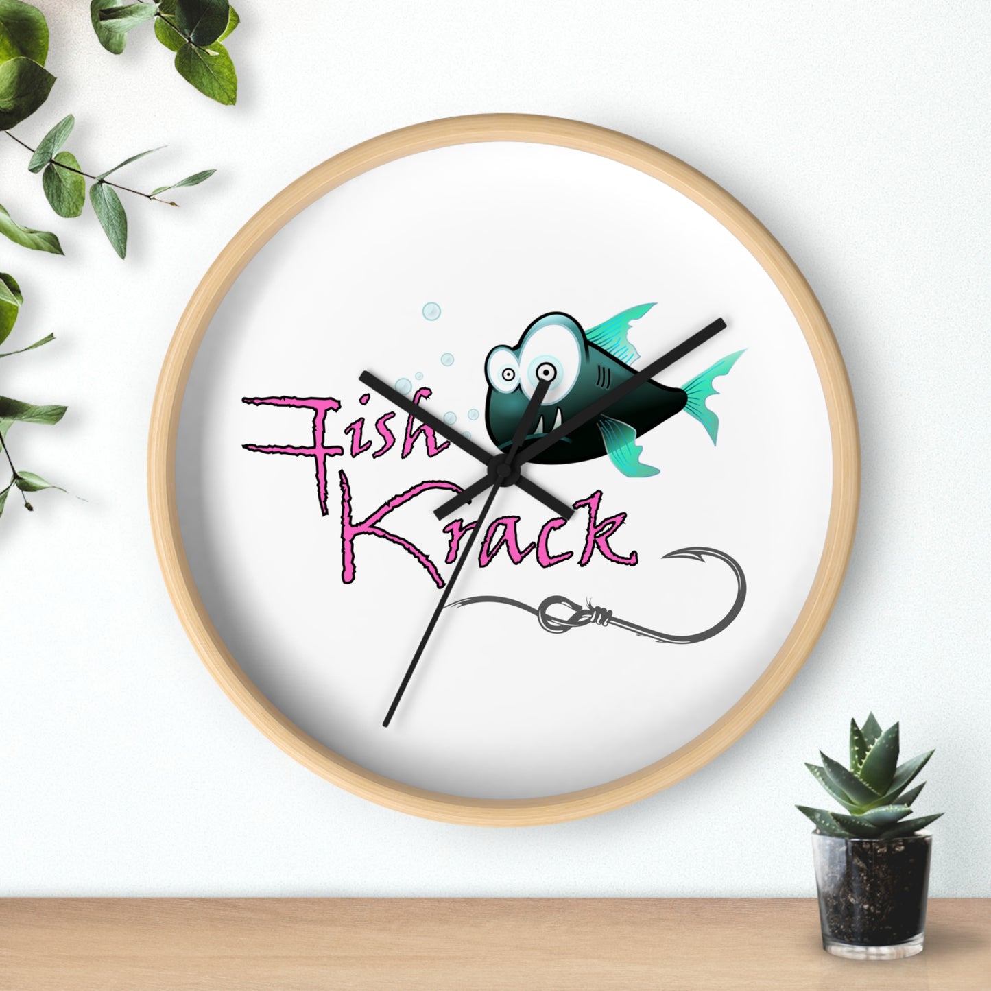 Fish Krack  Wall Clock