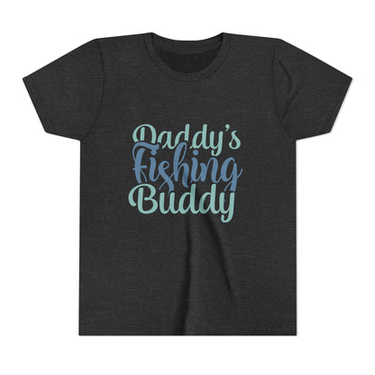 Kids Fishing Tee – "Daddy's Fishing Buddy" Youth Short Sleeve Shirt