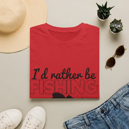 I'd Rather Be Fishing T-Shirt — Funny Fishing Shirt for Anglers
