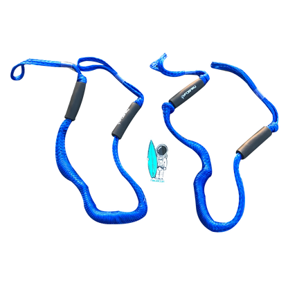 NautiCurl Bungee Boat Ropes - Shock Absorbing (2 Ropes) NautiCurl LLC