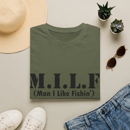 M.I.L.F. T-Shirt (Man I Like Fishin') – Funny Fishing Tee