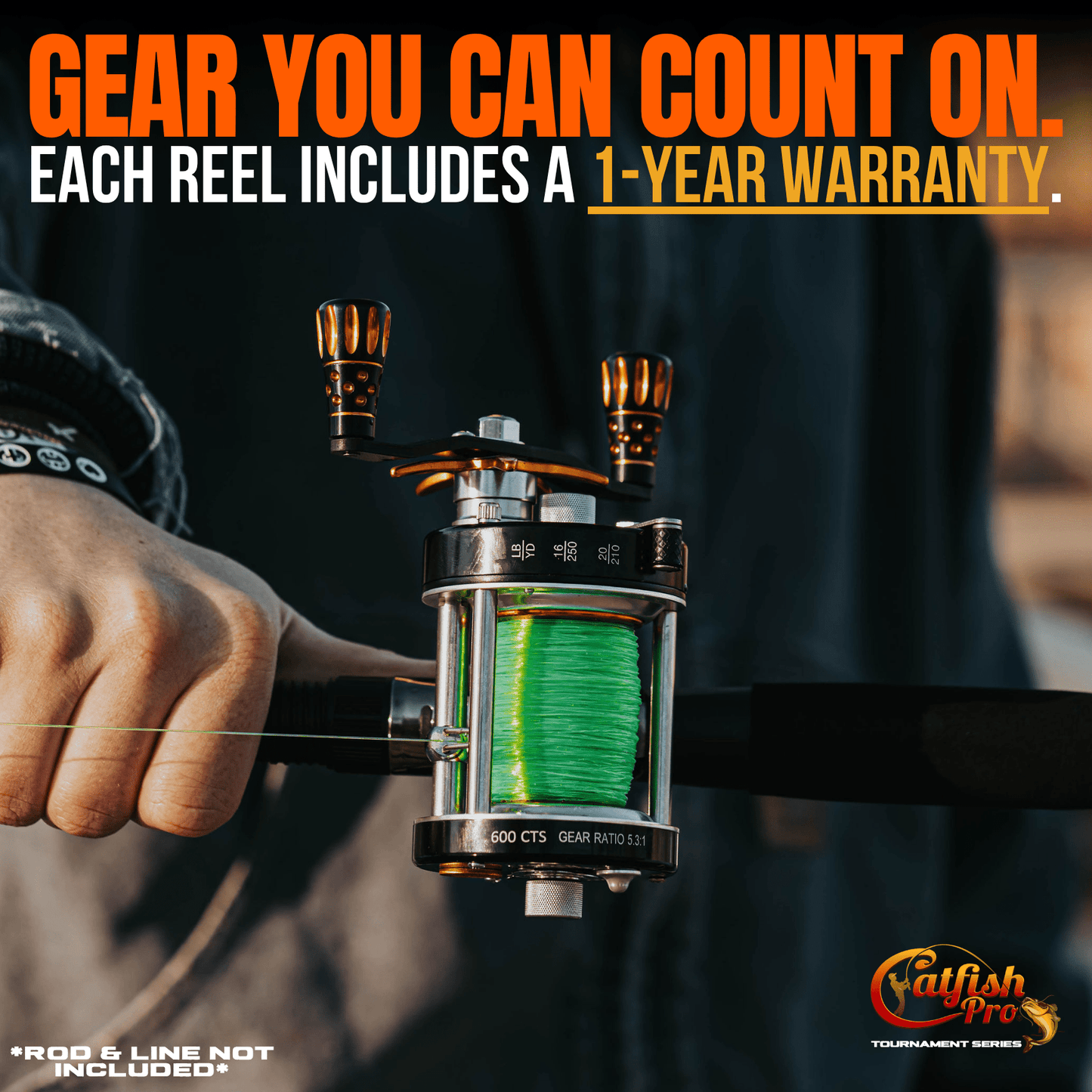 600CTS Round Baitcaster Rod and Reel Combo