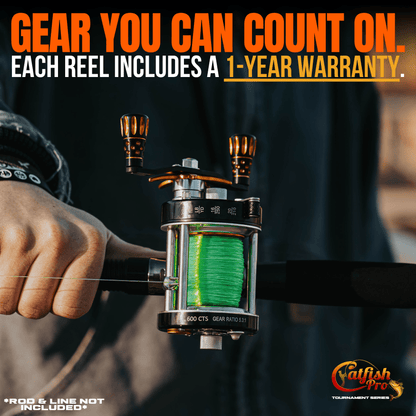 600CTS Round Baitcaster Rod and Reel Combo