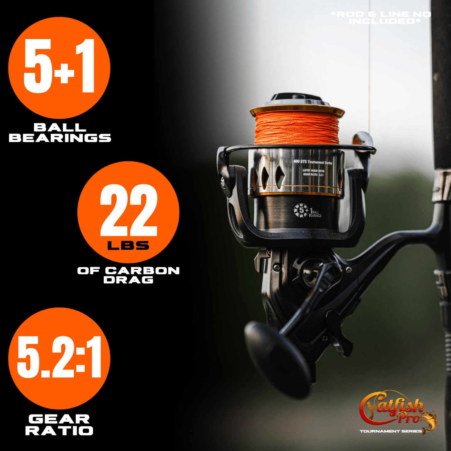600STS Spinning Reel Catfish Pro