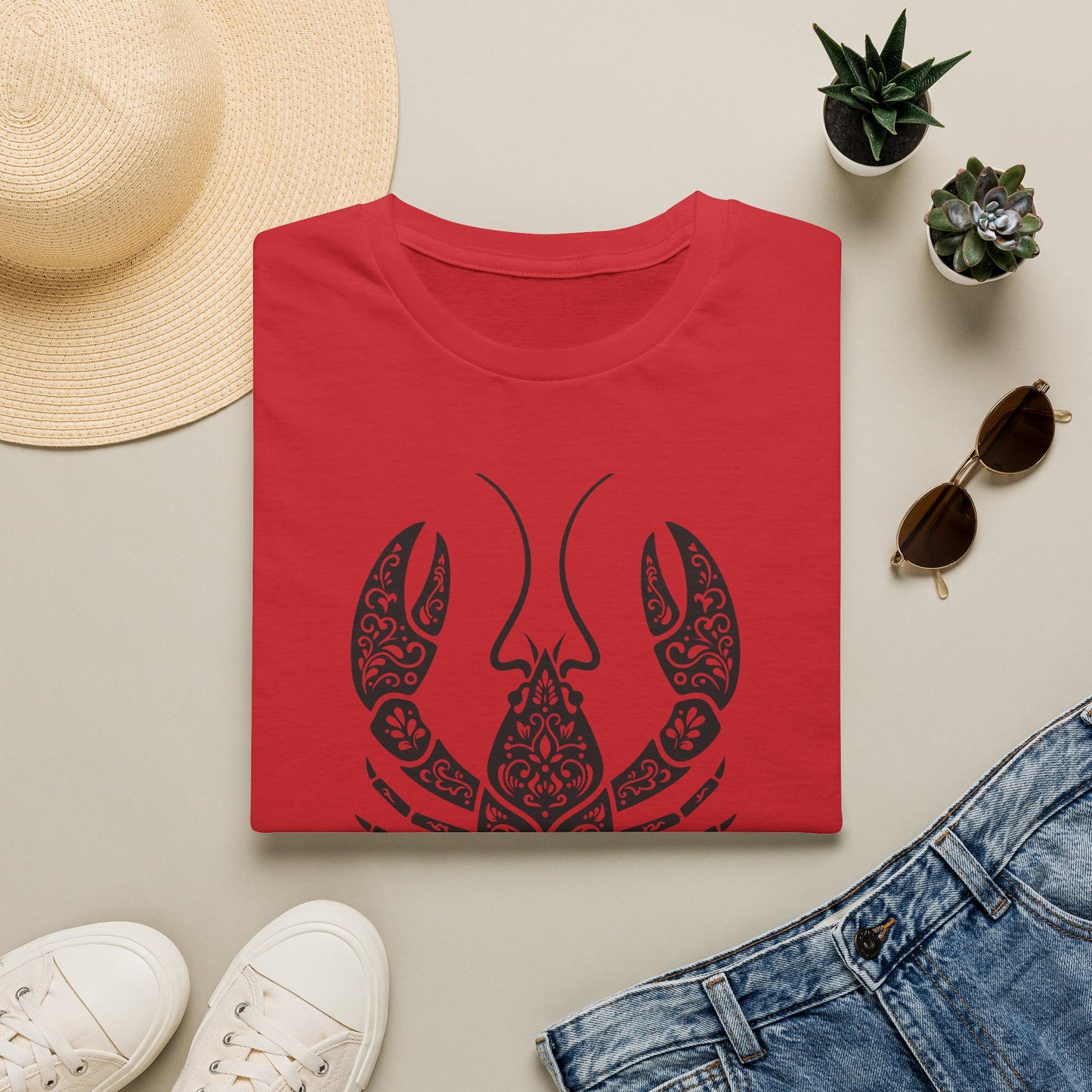 Crawfish T-Shirt — Nautical Coastal Graphic Tee