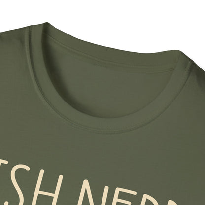 Fish Nerd T-Shirt — Cute Pufferfish Glasses Tee for Marine Lovers