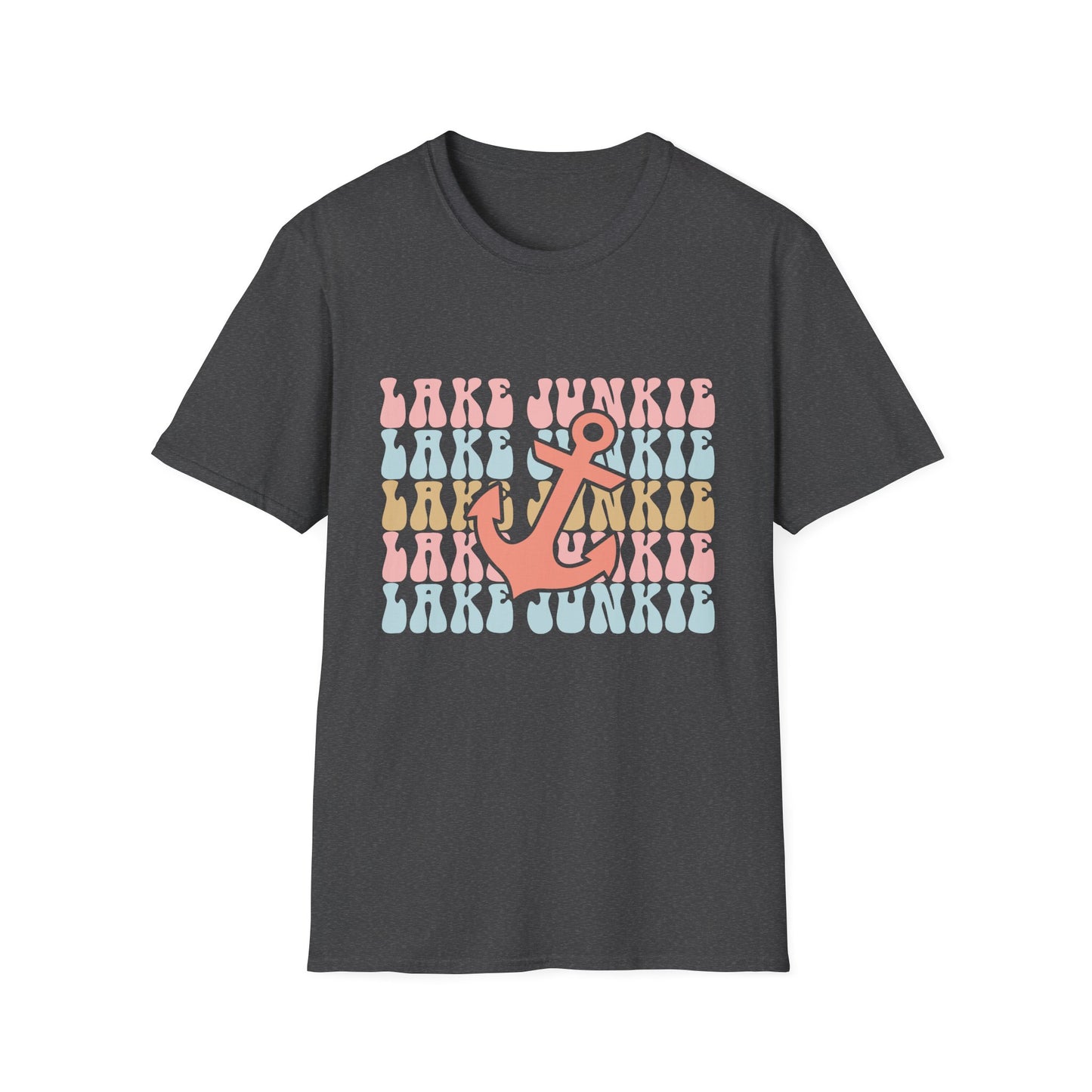 Lake Junkie Anchor T-Shirt — Retro Beach Vibes Tee