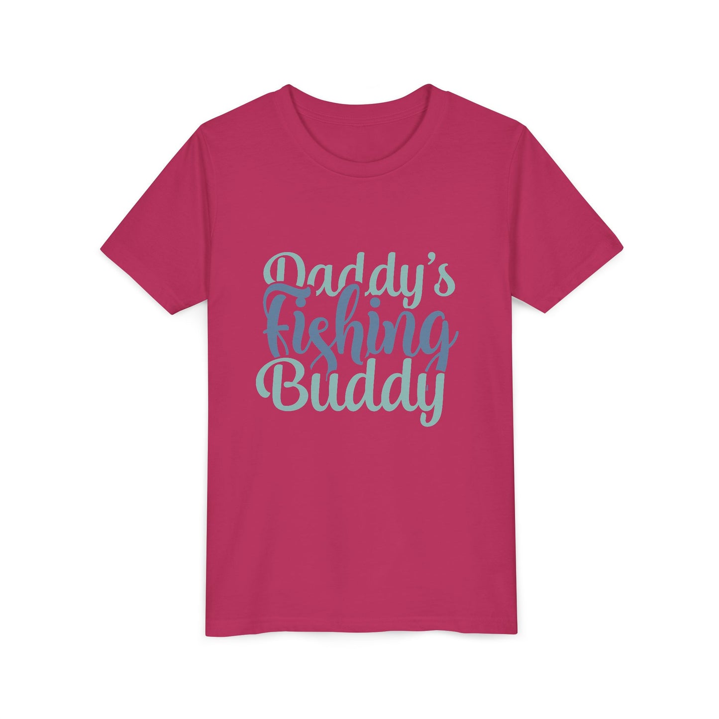 Kids Fishing Tee – "Daddy's Fishing Buddy" Youth Short Sleeve Shirt