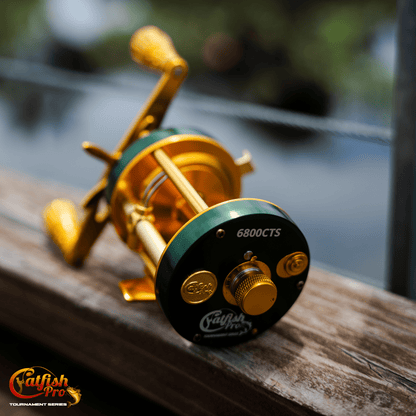 6800 CTS Round Baitcaster Reel Catfish Pro