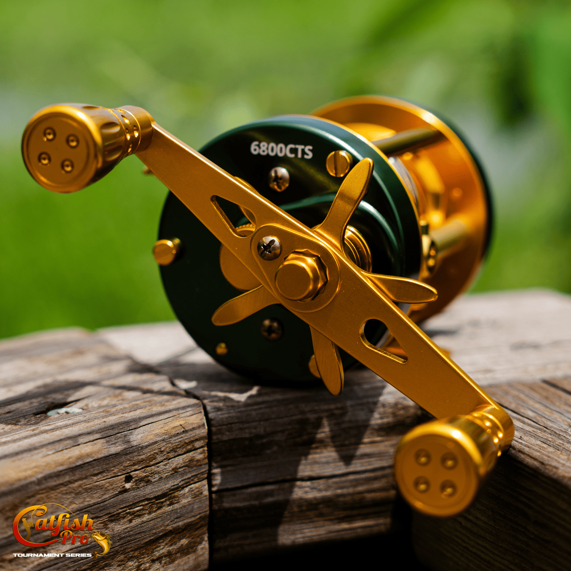 6800 CTS Round Baitcaster Reel Catfish Pro