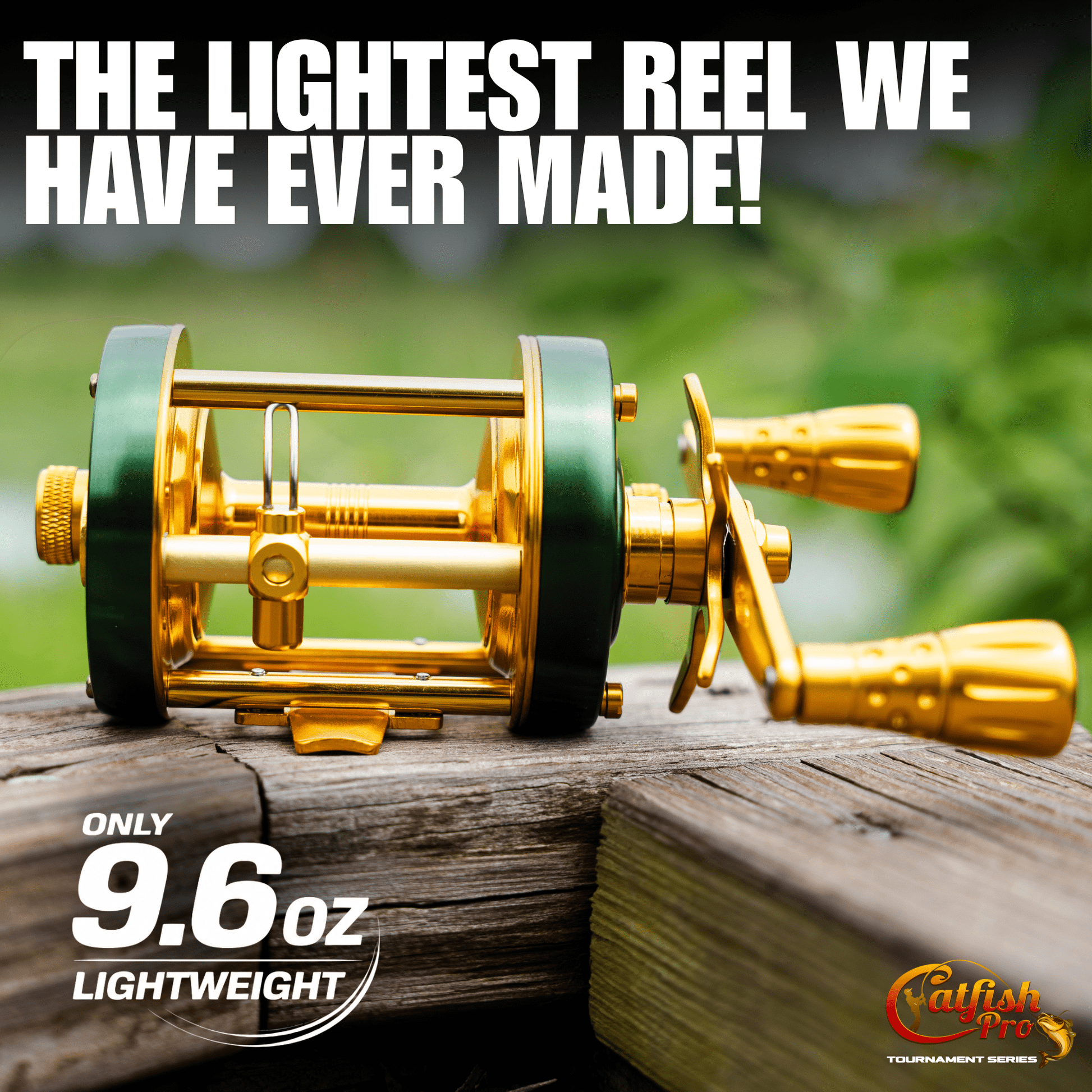 6800 CTS Round Baitcaster Reel Catfish Pro