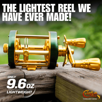 6800 CTS Round Baitcaster Reel Catfish Pro