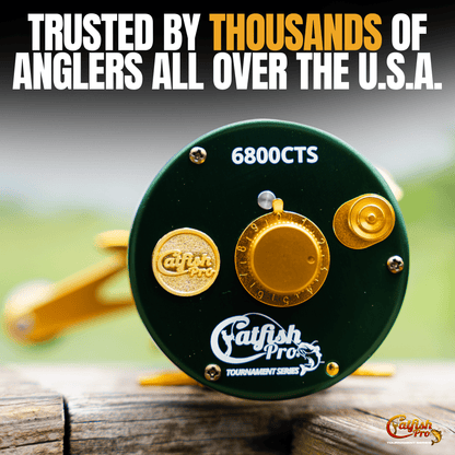 6800 CTS Round Baitcaster Reel Catfish Pro