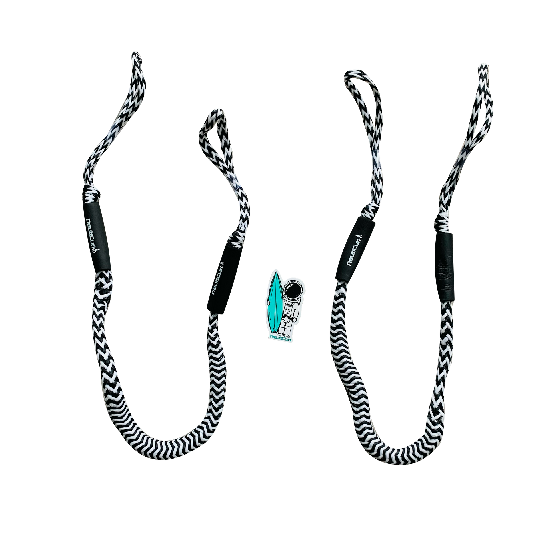 NautiCurl Bungee Boat Ropes - Shock Absorbing (2 Ropes) NautiCurl LLC