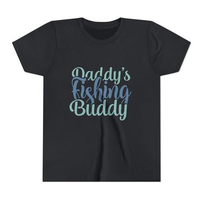 Kids Fishing Tee – "Daddy's Fishing Buddy" Youth Short Sleeve Shirt