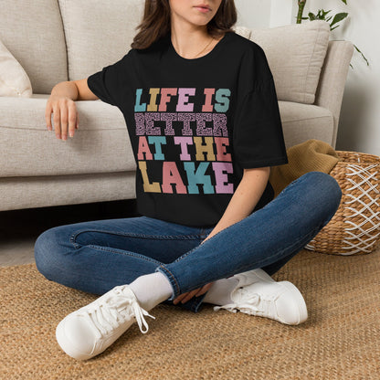 Life Is Better At The Lake T-Shirt — Retro Lake Vibes Tee