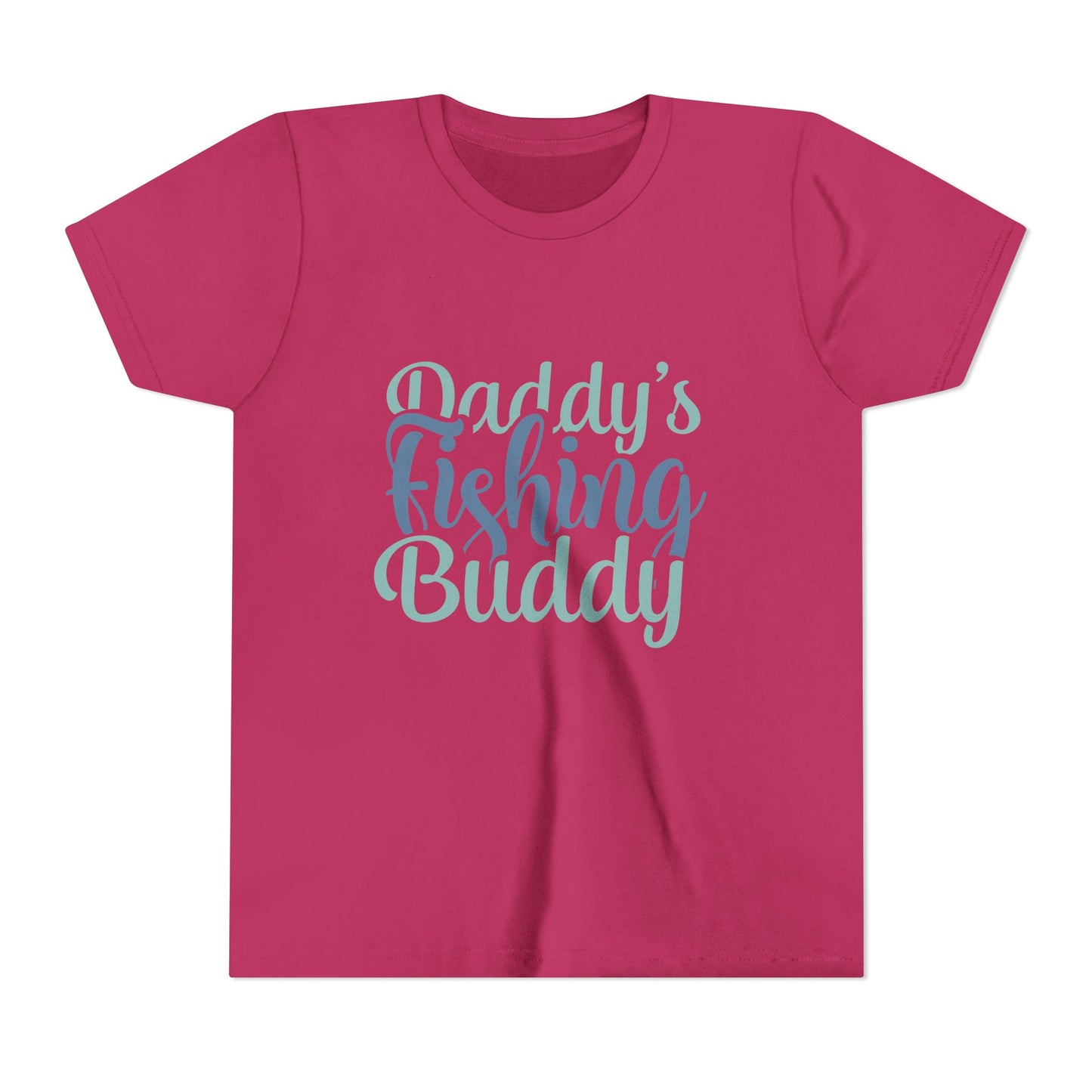 Kids Fishing Tee – "Daddy's Fishing Buddy" Youth Short Sleeve Shirt