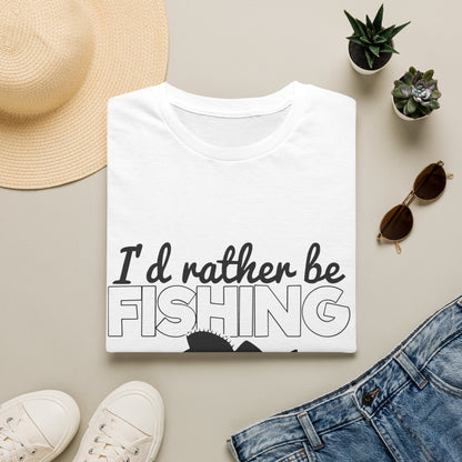 I'd Rather Be Fishing T-Shirt — Funny Fishing Shirt for Anglers
