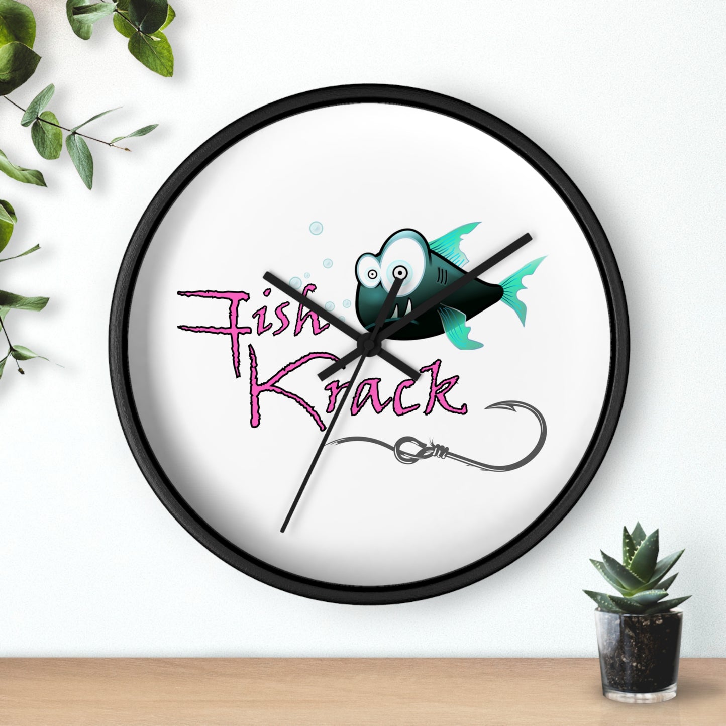 Fish Krack  Wall Clock