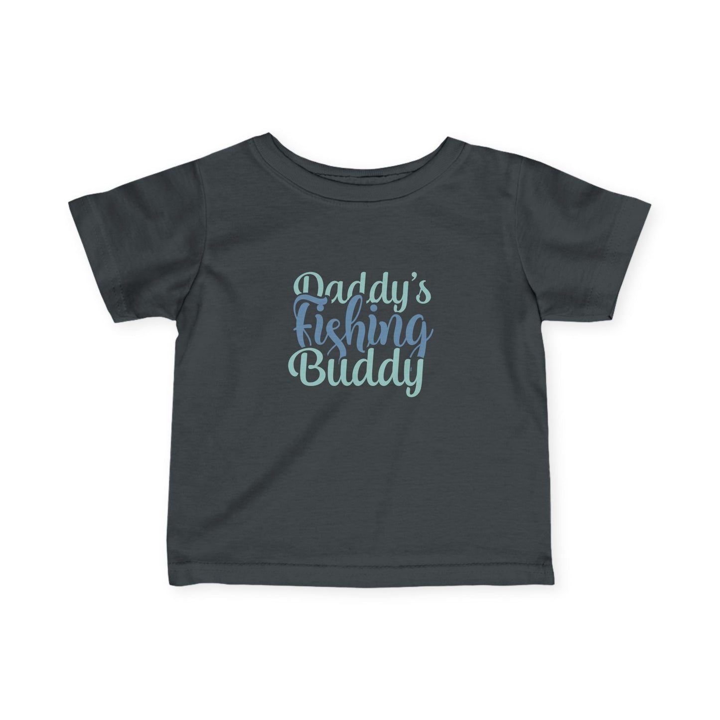 Daddy's Fishing Buddy Infant Tee — Baby Fishing Shirt for New Dads & Outdoor Families