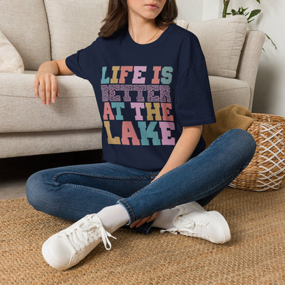 Life Is Better At The Lake T-Shirt — Retro Lake Vibes Tee
