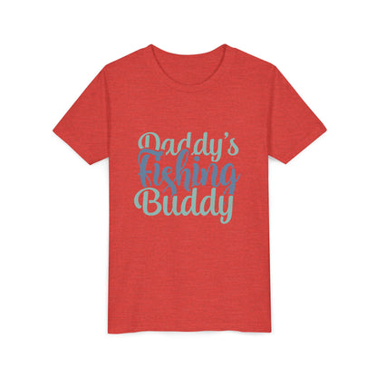 Kids Fishing Tee – "Daddy's Fishing Buddy" Youth Short Sleeve Shirt