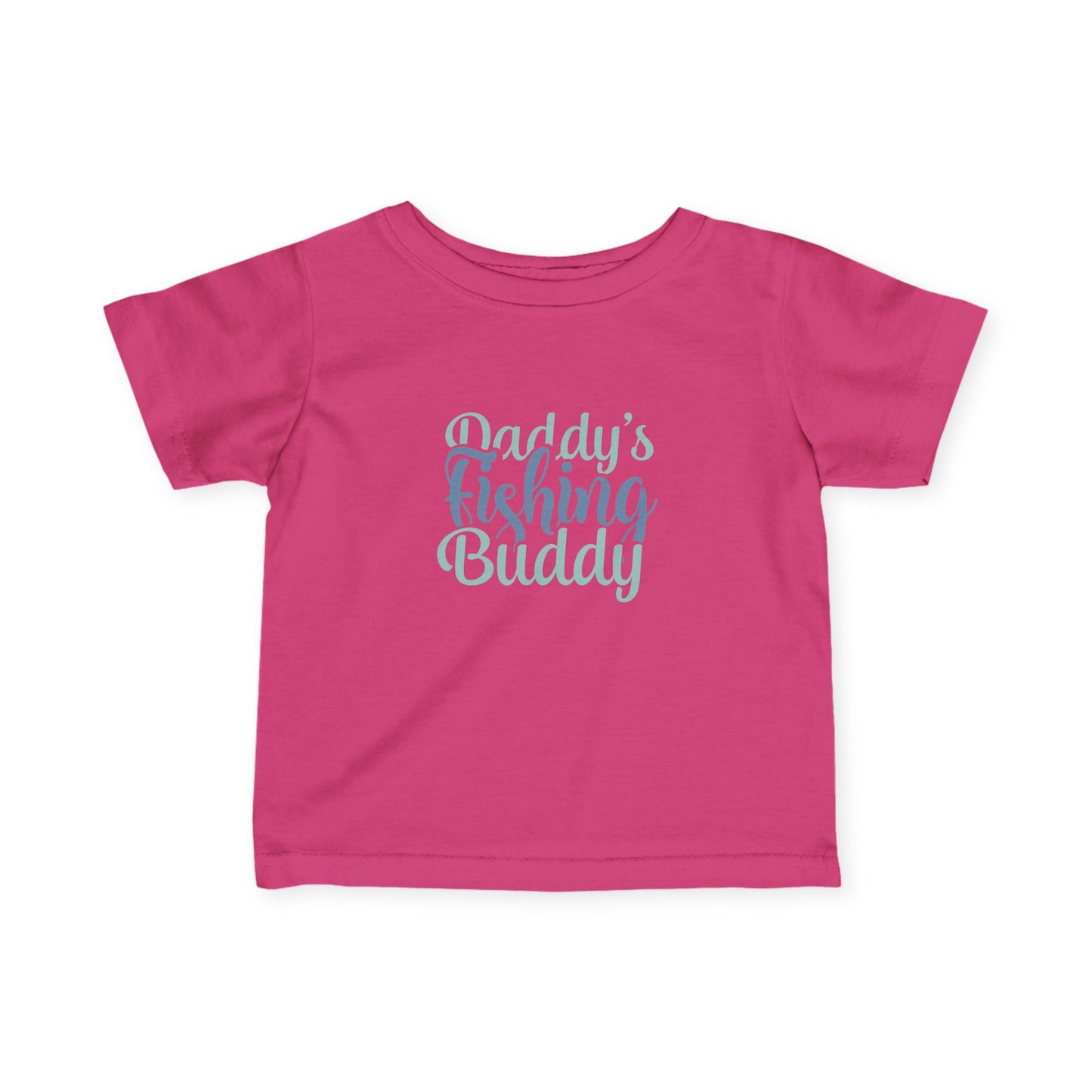 Daddy's Fishing Buddy Infant Tee — Baby Fishing Shirt for New Dads & Outdoor Families