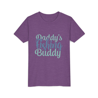 Kids Fishing Tee – "Daddy's Fishing Buddy" Youth Short Sleeve Shirt