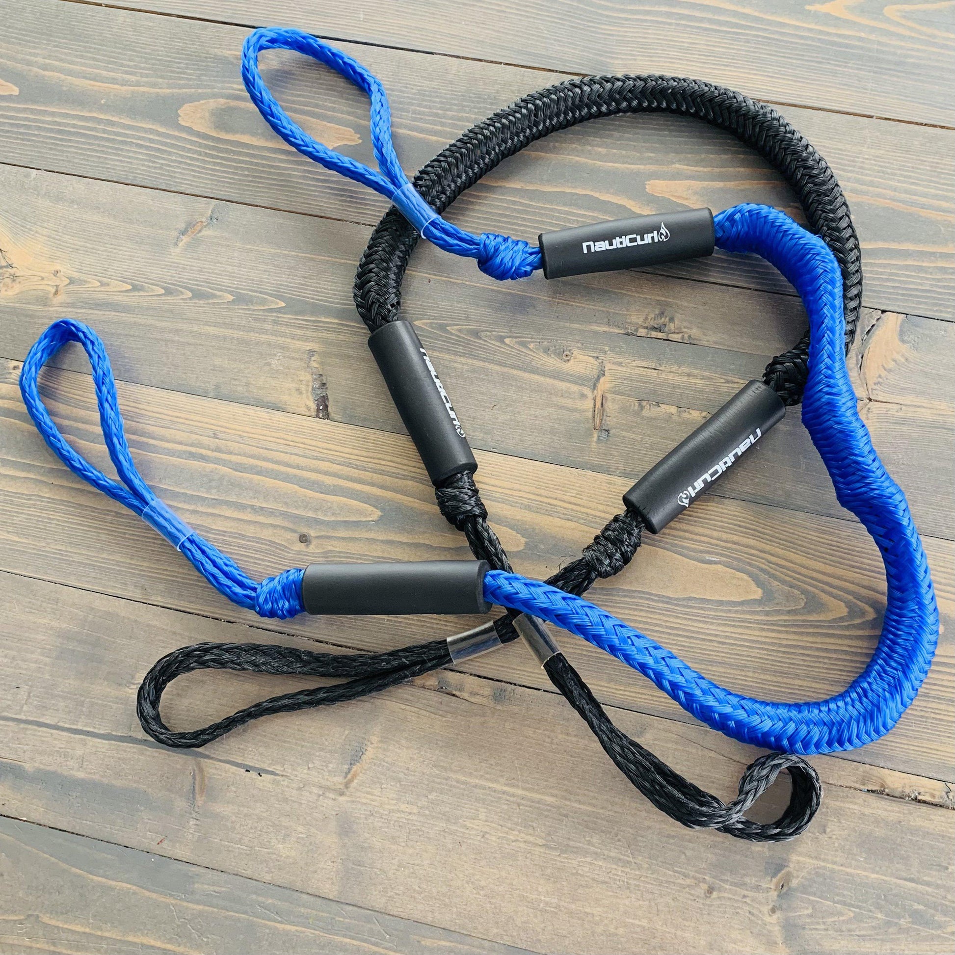 NautiCurl Bungee Boat Ropes - Shock Absorbing (2 Ropes) NautiCurl LLC