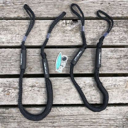 NautiCurl Bungee Boat Ropes - Shock Absorbing (2 Ropes) NautiCurl LLC