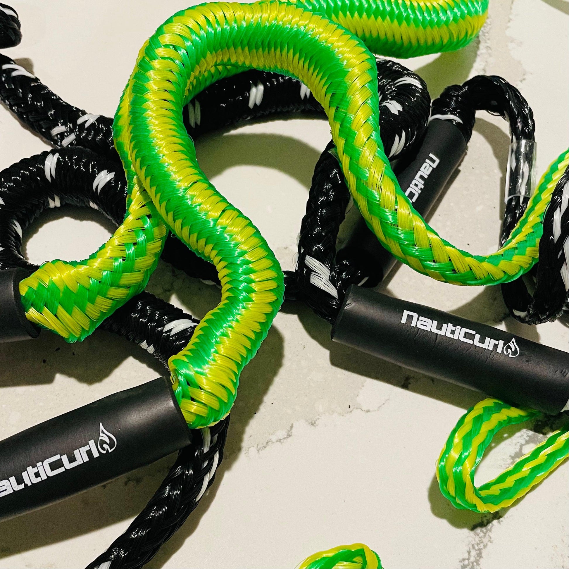 NautiCurl Bungee Boat Ropes - Shock Absorbing (2 Ropes) NautiCurl LLC