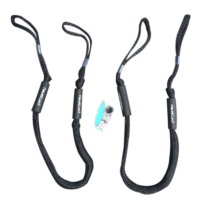 NautiCurl Bungee Boat Ropes - Shock Absorbing (2 Ropes) NautiCurl LLC