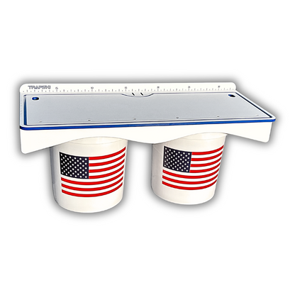 Made in the USA | Premium Double Bucket 33" Raised Fillet Table Cutting Board TRAPSKI