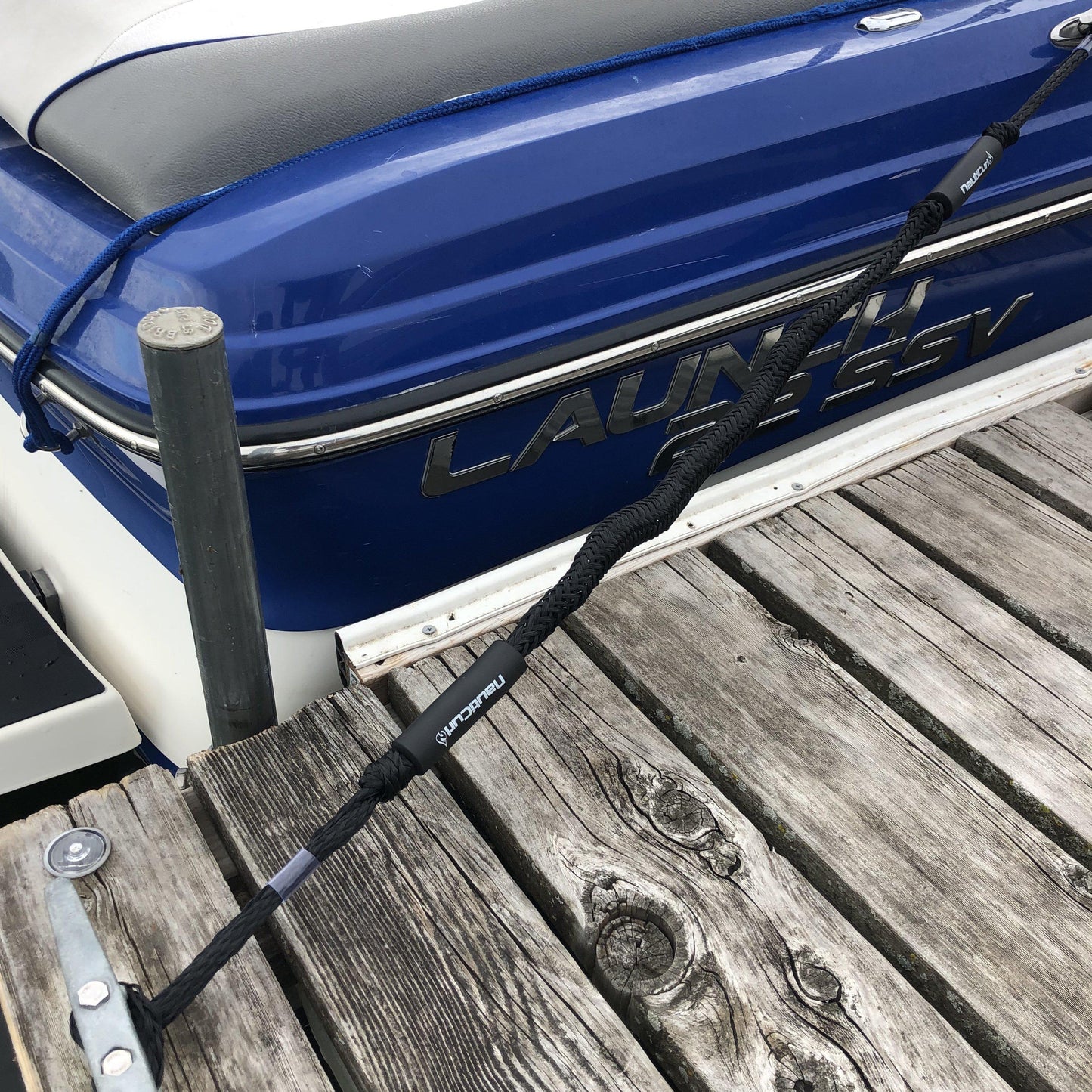 NautiCurl Bungee Boat Ropes - Shock Absorbing (2 Ropes) NautiCurl LLC