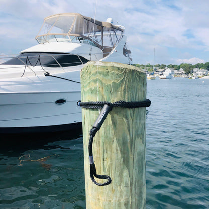 NautiCurl Bungee Boat Ropes - Shock Absorbing (2 Ropes) NautiCurl LLC