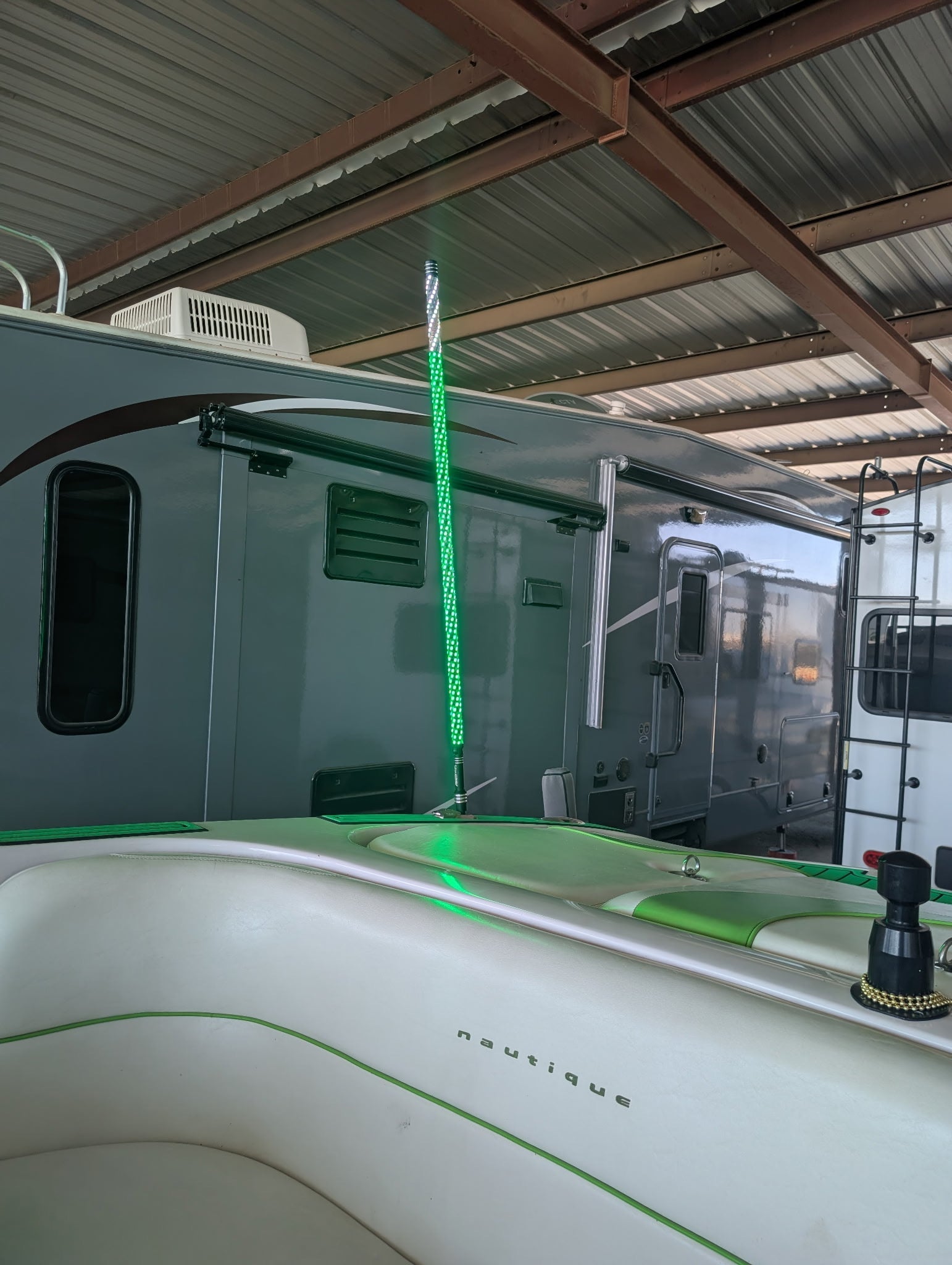 Marshin Whips V2 RGBW LED Boat Whip | High-Visibility Marine Lighting | 2ft-4ft Marshin Whips