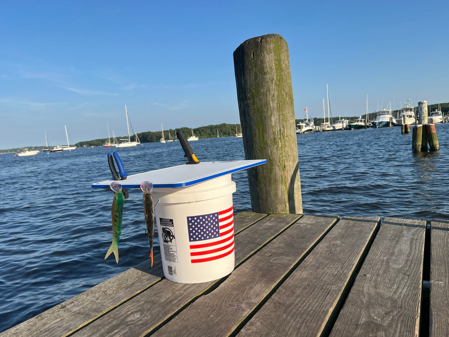 Made in the USA | Premium Bucket or Cooler Fishing Cutting Board TRAPSKI