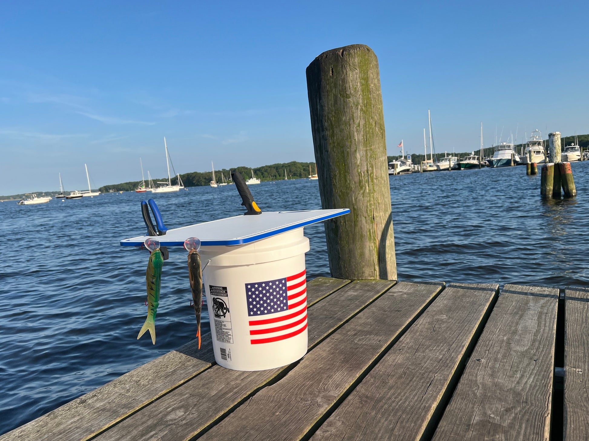 Made in the USA | Premium Bucket or Cooler Fishing Cutting Board TRAPSKI