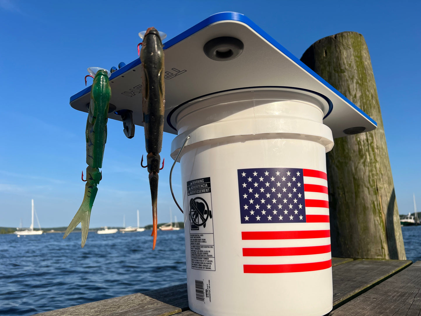Made in the USA | Premium Bucket or Cooler Fishing Cutting Board TRAPSKI