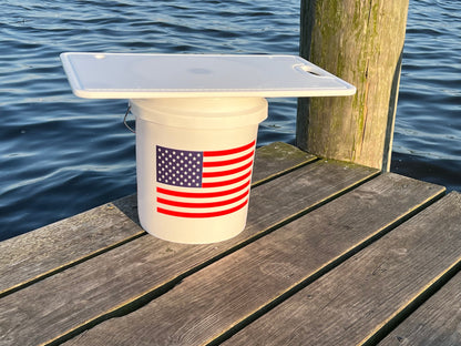 Made in the USA | Premium Bucket or Cooler Fishing Cutting Board TRAPSKI