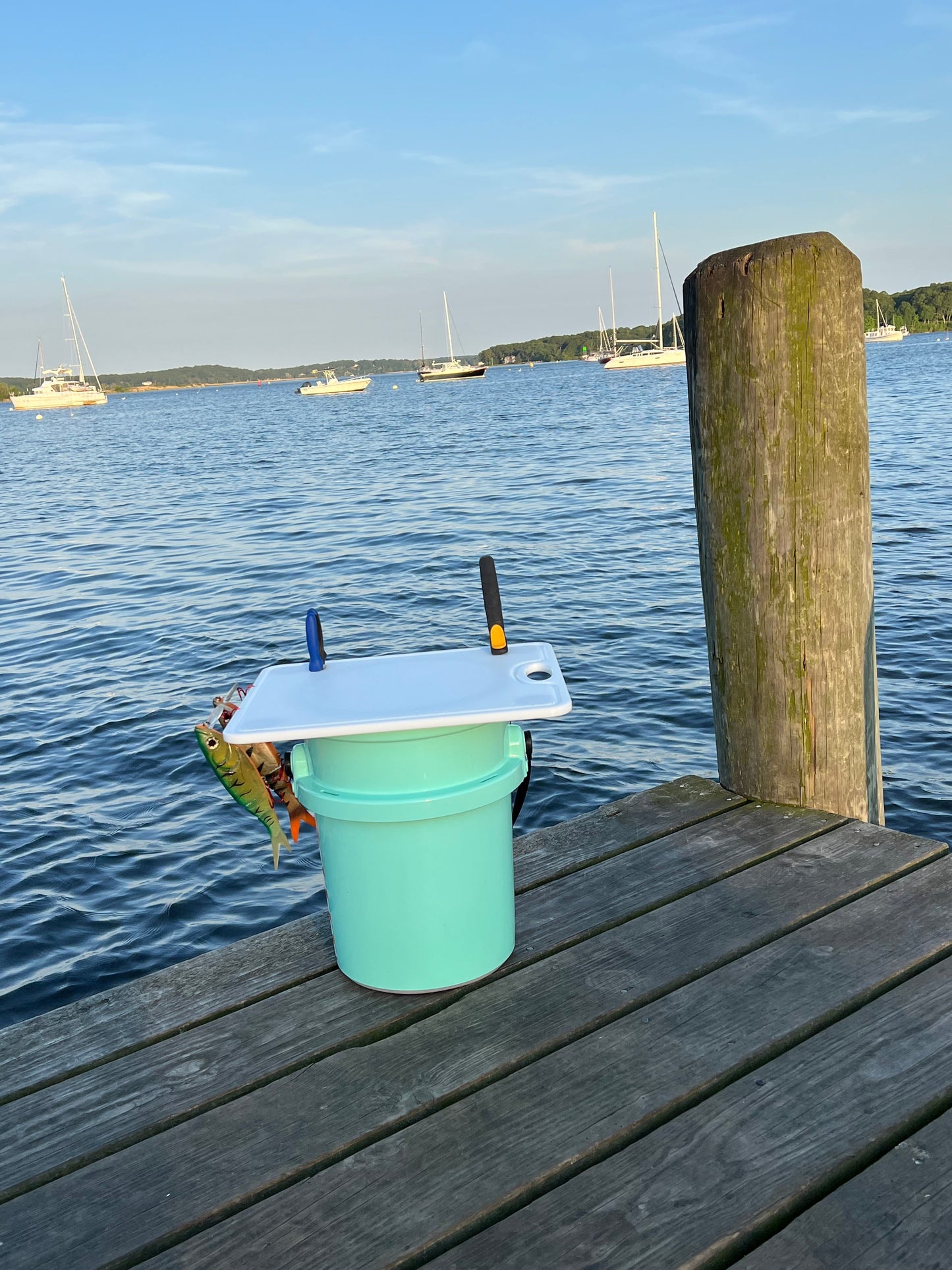Made in the USA | Premium Bucket or Cooler Fishing Cutting Board TRAPSKI