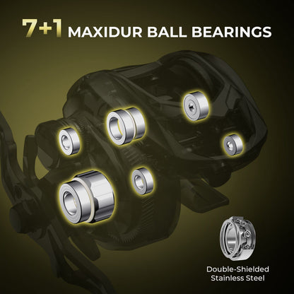 KastKing Spartacus Defender Twin-Tip Baitcaster Rod and Reel Combo