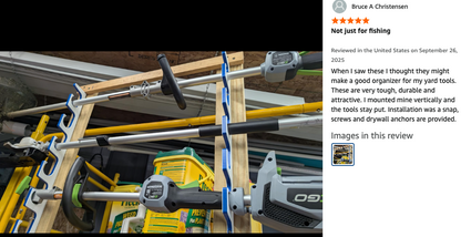 Made in the USA Premium Fishing Rod Racks | Wall or Ceiling or Boat Mounted TRAPSKI